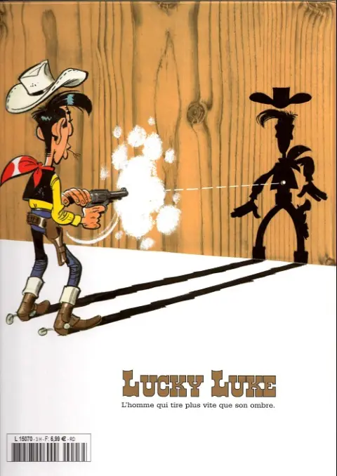 Verso de l'album Lucky Luke La collection Tome 3 La diligence