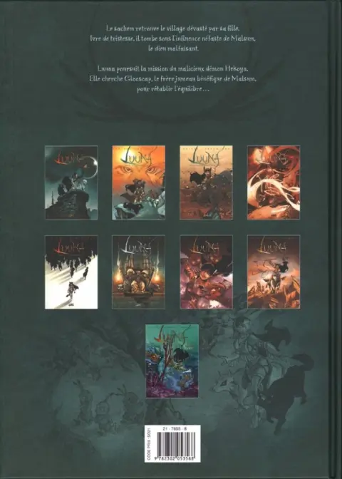 Verso de l'album Luuna Tome 9 À contre-courant