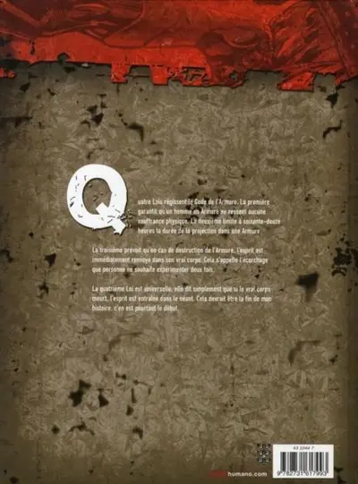 Verso de l'album Metal Tome 2 L'esclave de Chiméra