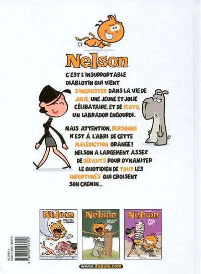 Verso de l'album Nelson Tome 3 Calamité à plein temps
