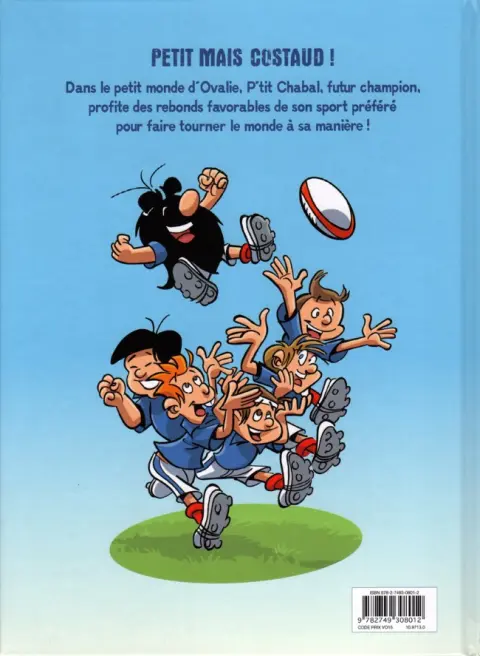 Verso de l'album p'tit Chabal Tome 1 Premier essai