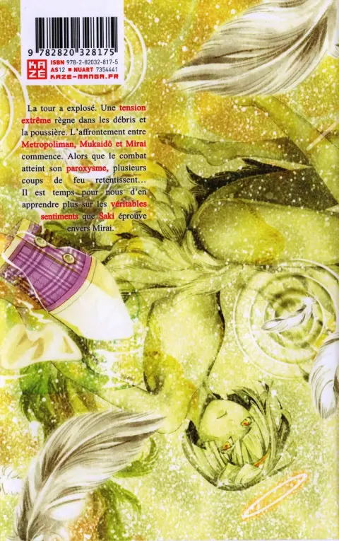 Verso de l'album Platinum End 4