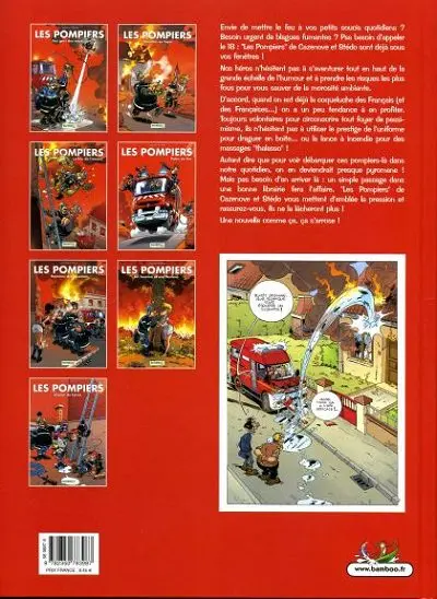 Verso de l'album Les Pompiers Tome 7 Graine de héros