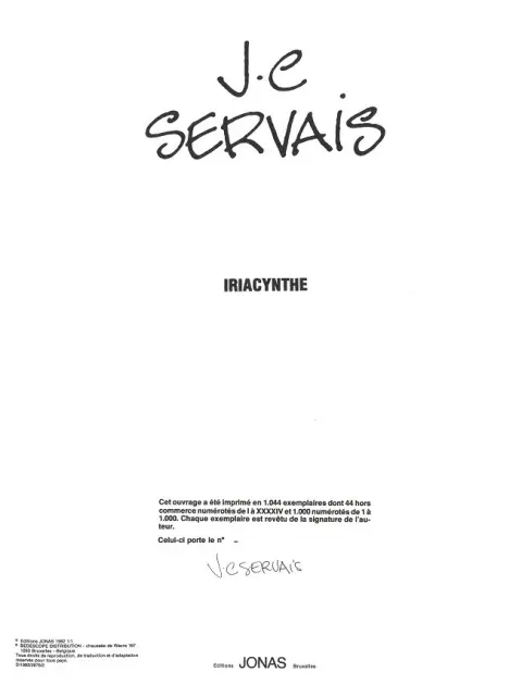 Autre de l'album Iriacynthe Tome 1