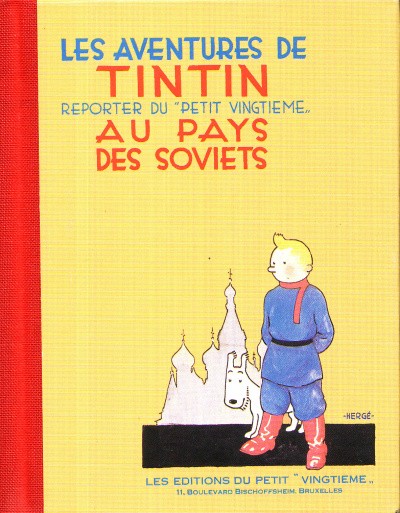 Couverture de l'album Tintin Tome 1 Tintin au pays des Soviets