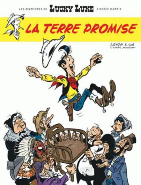 Couverture de l'album Les aventures de Lucky Luke Tome 7 La Terre Promise