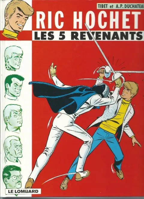 Couverture de l'album Ric Hochet Tome 10 Les 5 revenants