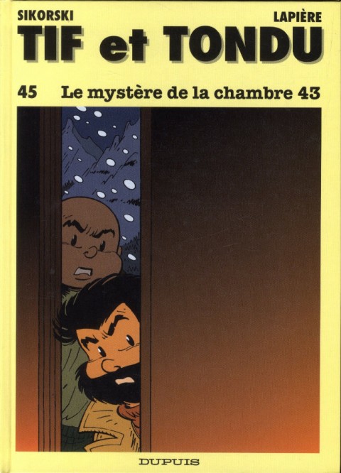 Couverture de l'album Tif et Tondu Tome 45 Le mystère de la chambre 43