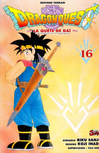 Couverture de l'album Dragon Quest - La quête de Daï Tome 16 L'épée de Daï