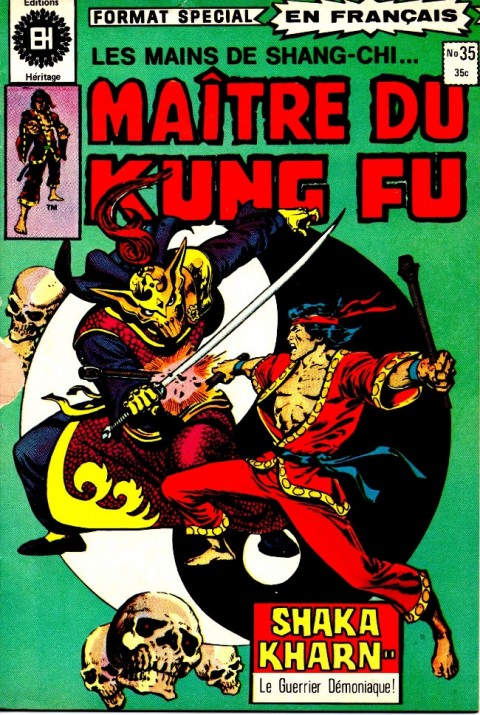 Couverture de l'album Les Mains de Shang-Chi, maître du Kung-Fu N° 35 Ve partie (Sir Denis Nayland Smith): L'affaire de l'agent qui mourut!