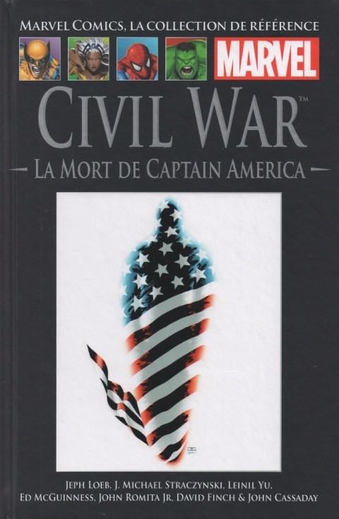 Marvel Comics - La collection Tome 46 Civil War - La Mort de Captain America