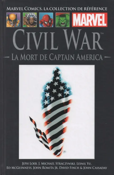 Marvel Comics - La collection de référence Tome 46 Civil War - La Mort de Captain America