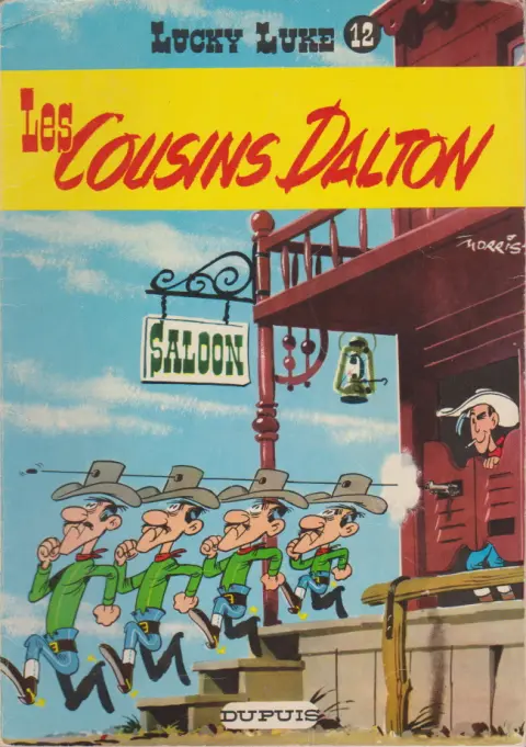 Couverture de l'album Lucky Luke Tome 12 Les cousins Dalton