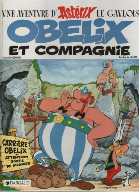 Couverture de l'album Astérix Tome 23 Obélix et compagnie