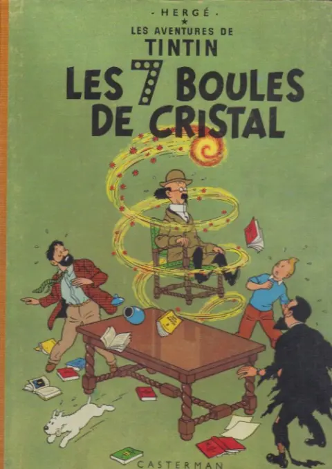 Couverture de l'album Tintin Tome 13 Les 7 boules de cristal