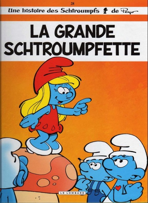 Couverture de l'album Les Schtroumpfs Tome 28 La grande schtroumpfette