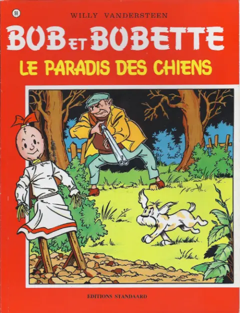 Couverture de l'album Bob et Bobette Tome 98 Le paradis des chiens