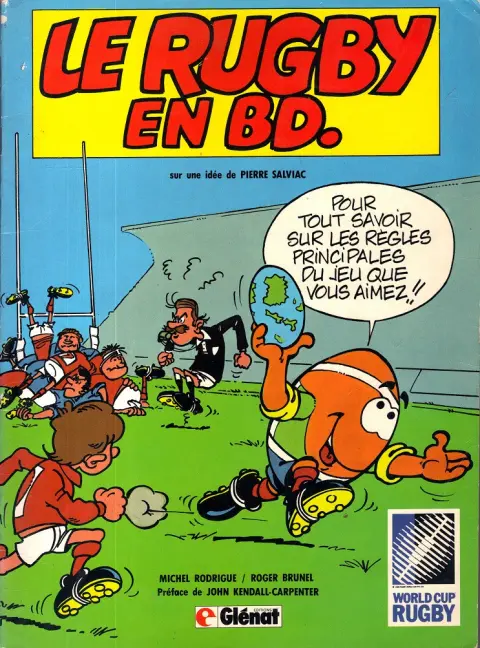 Le rugby en BD.