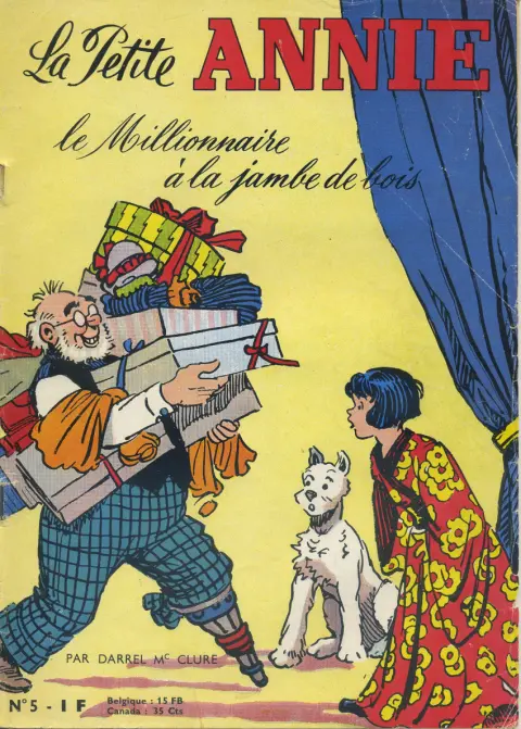 Couverture de l'album La Petite Annie Tome 5 Le millionnaire à la jambe de bois