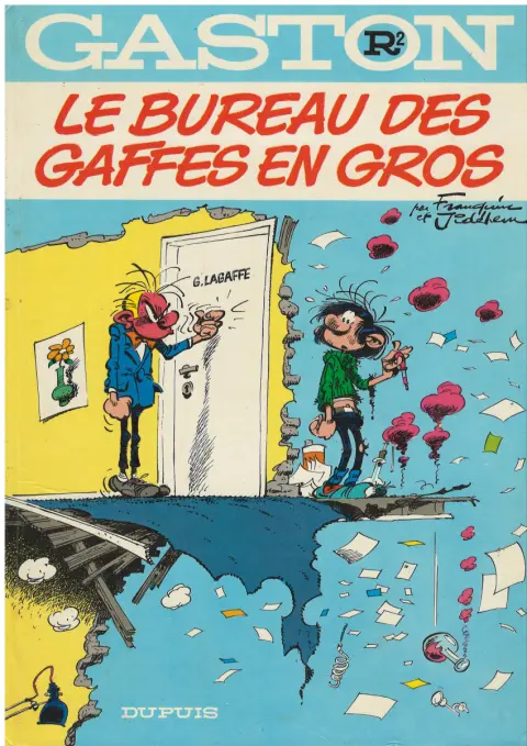 Couverture de l'album Gaston Le bureau des gaffes en gros