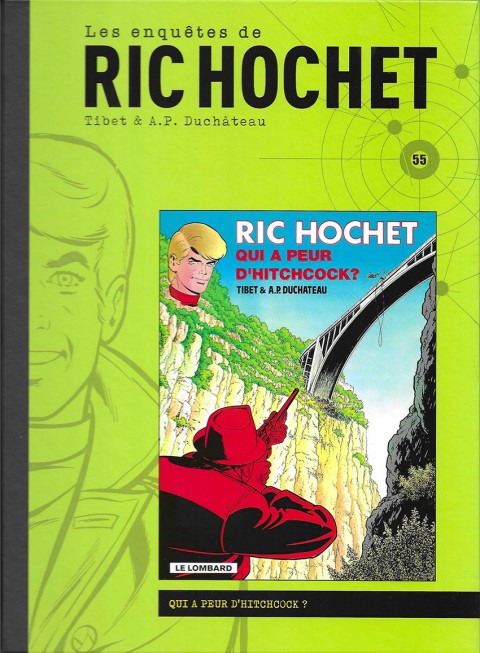 Couverture de l'album Les enquêtes de Ric Hochet Tome 55 Qui a peur d'Hitchcock ?