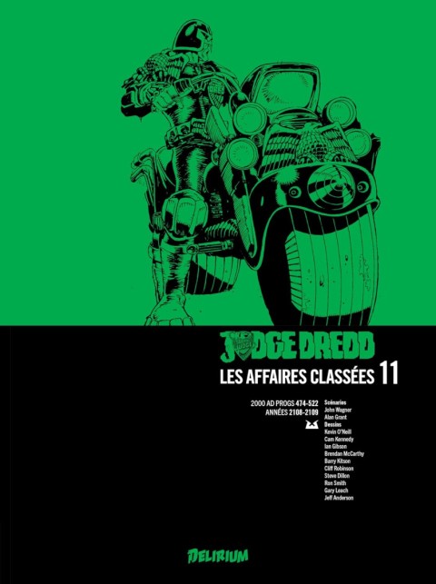 Judge Dredd : Les Affaires classées Tome 11 Années 2108-2109 (2000 AD progs 474-522)