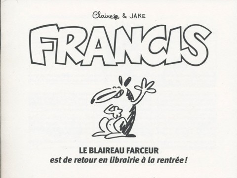 Couverture de l'album Francis