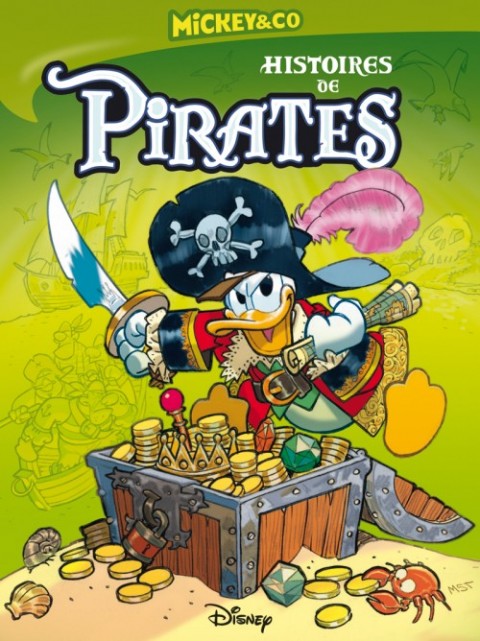 Couverture de l'album Mickey & co Tome 2 Histoires de pirates