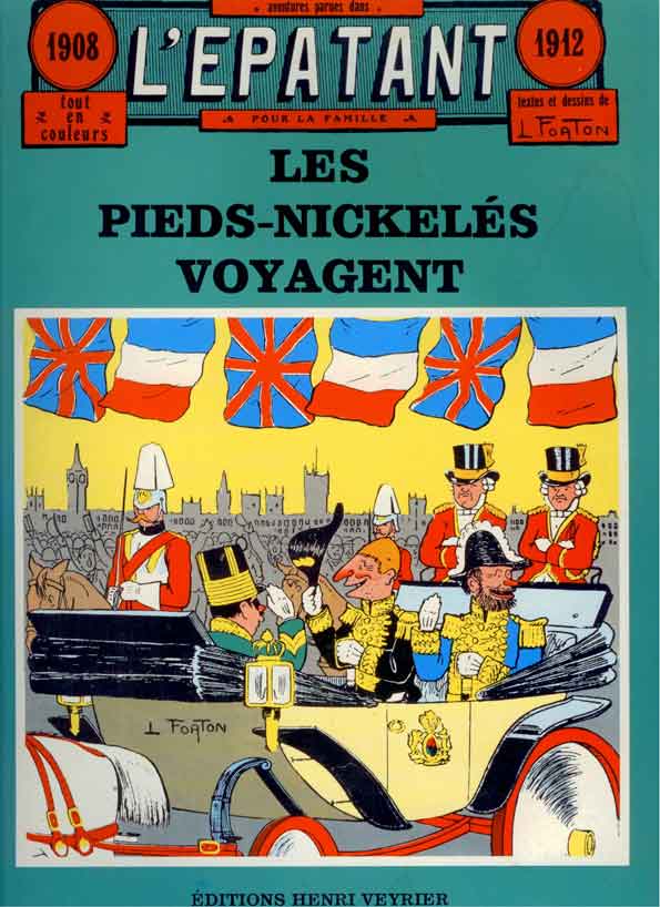 Couverture de l'album Les Pieds Nickelés Tome 4 Les Pieds Nickelés voyagent 1908-1912