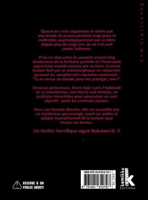 Verso de l'album Reversible man 3
