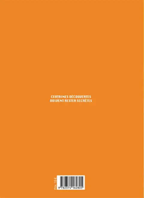 Verso de l'album Sentience Tome 3 (R)Evolution