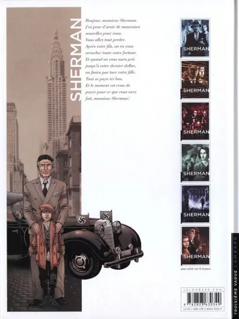 Verso de l'album Sherman Tome 5 Les ruines. Berlin