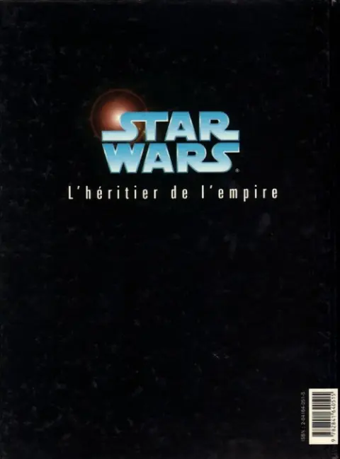 Verso de l'album Star Wars - Le cycle de Thrawn L'héritier de l'Empire Tome 3