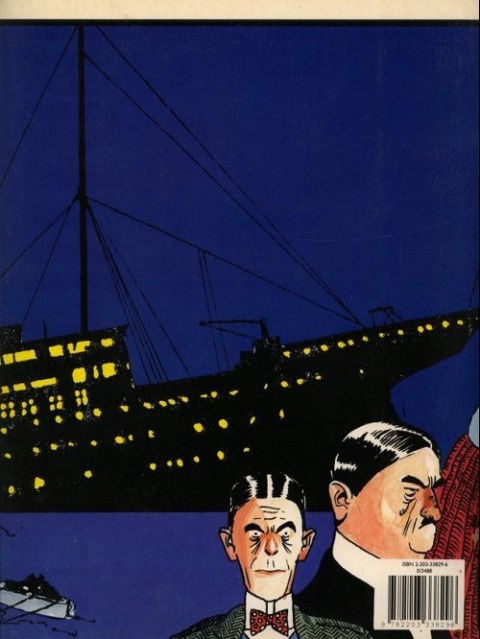 Verso de l'album Titanic