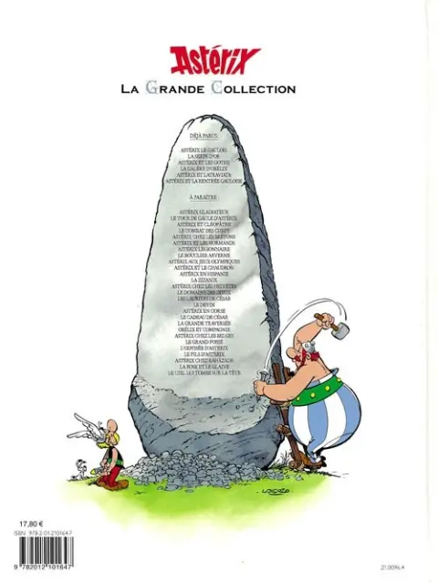 Verso de l'album Astérix La Grande Collection Tome 3 Astérix et les Goths