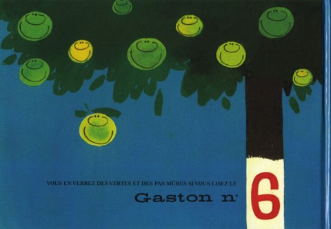 Verso de l'album Gaston Tome 5 Les gaffes d'un gars gonflé