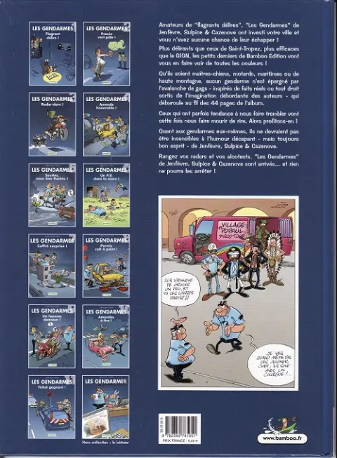 Verso de l'album Les Gendarmes Tome 9 Un homme donneur !