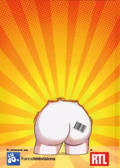 Verso de l'album The Lapins crétins Tome 1 Bwaaaaaaaaaah !