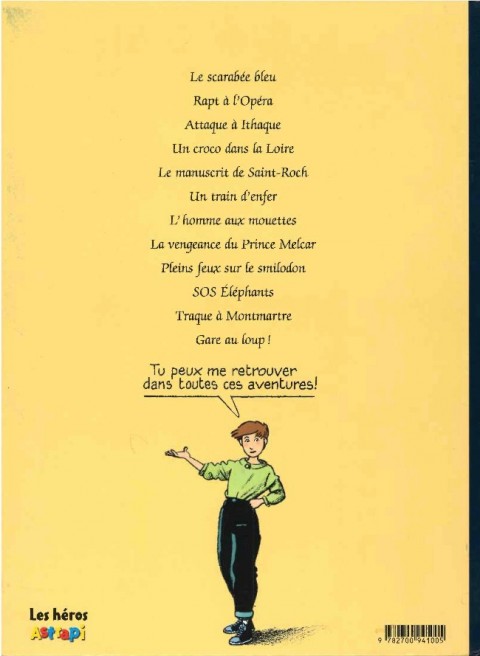 Verso de l'album Marion Duval Tome 2 Rapt à l'Opéra
