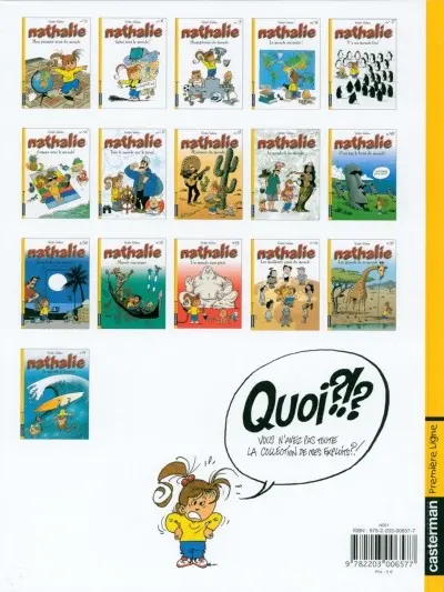 Verso de l'album Nathalie N° 6 Comme tout le monde !