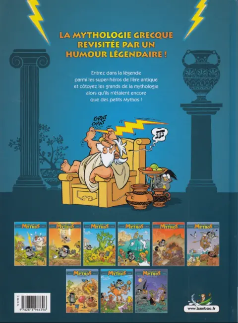 Verso de l'album Les Petits Mythos Tome 7 Les raclées d'Héraclès