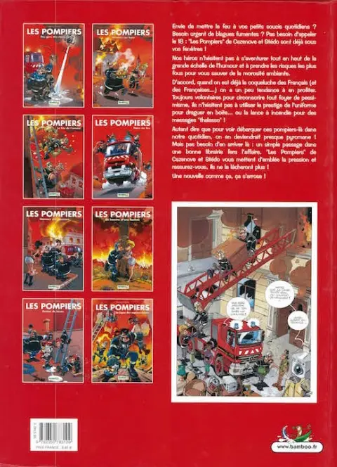 Verso de l'album Les Pompiers Tome 6 Un homme et une flamme