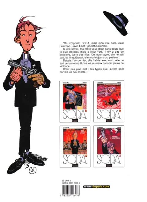 Verso de l'album Soda Tome 8 Tuez en paix