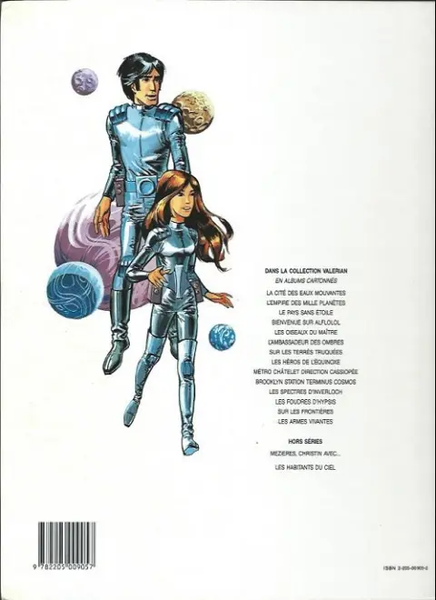 Verso de l'album Valérian Tome 6 L'ambassadeur des ombres