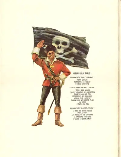 Verso de l'album Barbe-Rouge Tome 7 L'île de l'homme mort