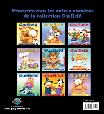 Verso de l'album Garfield #53