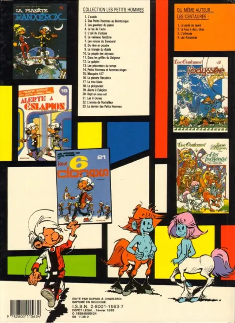 Verso de l'album Les Petits hommes Tome 23 Le dernier des Petits Hommes