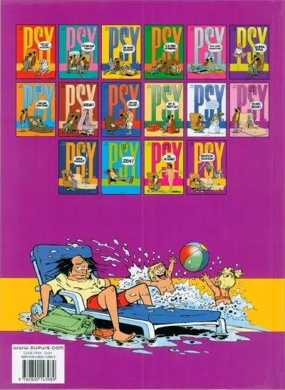 Verso de l'album Les Psy Tome 16 Besoin de vacances !