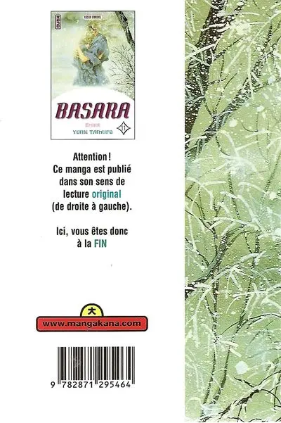 Verso de l'album Basara 11