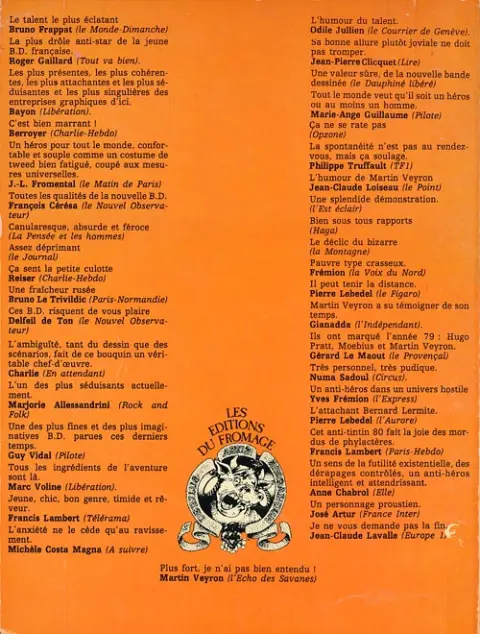 Verso de l'album Bernard Lermite Tome 3 Personnellement je ne veux pas d'enfants, mais les miens feront ce qu'ils voudront